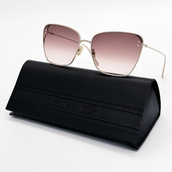 NEW DIOR MISSDIOR B2U C0F2 WOMEN BUTTERFLY BROWN SUNGLASSES DIOR MISS DIOR B2U - Picture 1 of 11